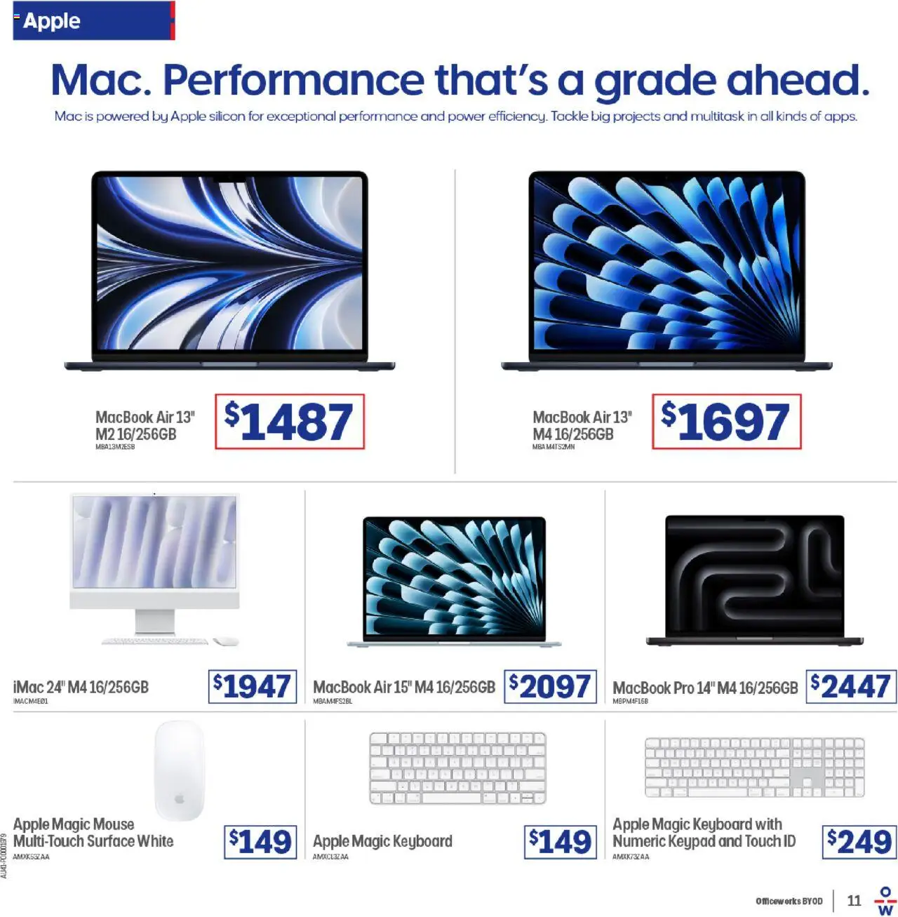 Officeworks  Catalogue  - page 11- valid from 01/10/2025