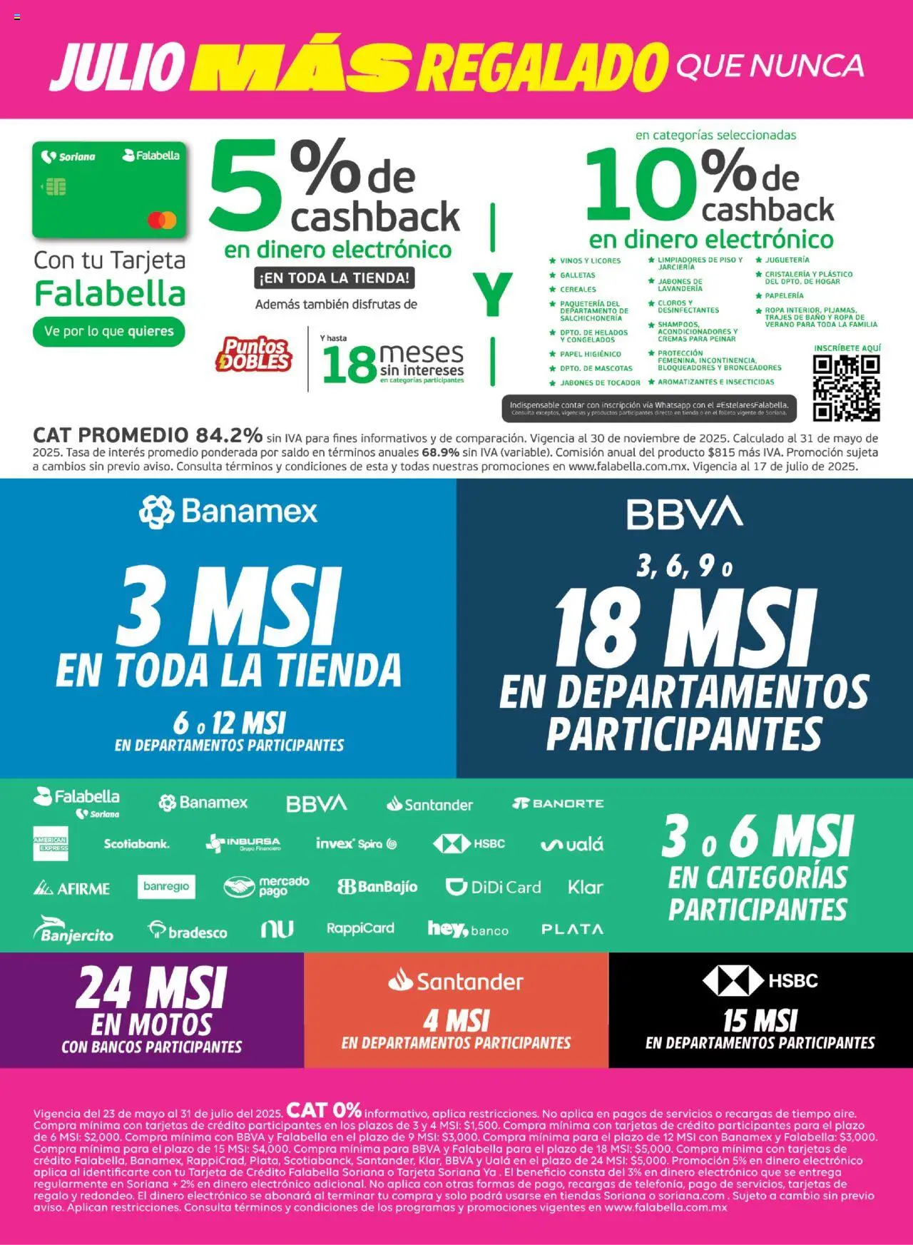 Soriana - Julio Regalado Mercado Nacional - página 23- válido desde 11/07/2025