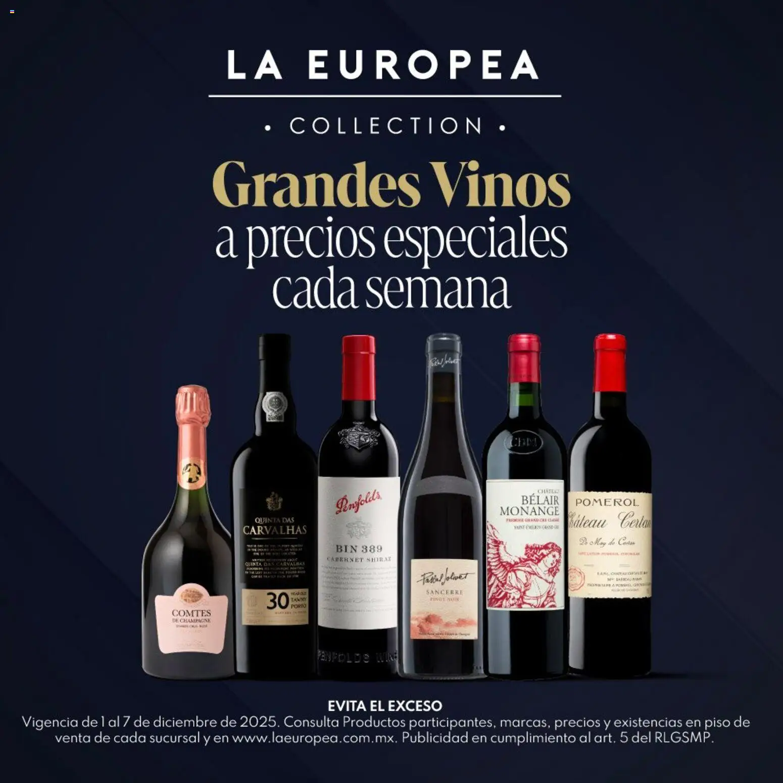 La Europea catálogo Grandes Vinos - página 1- válido desde 01/12/2025
