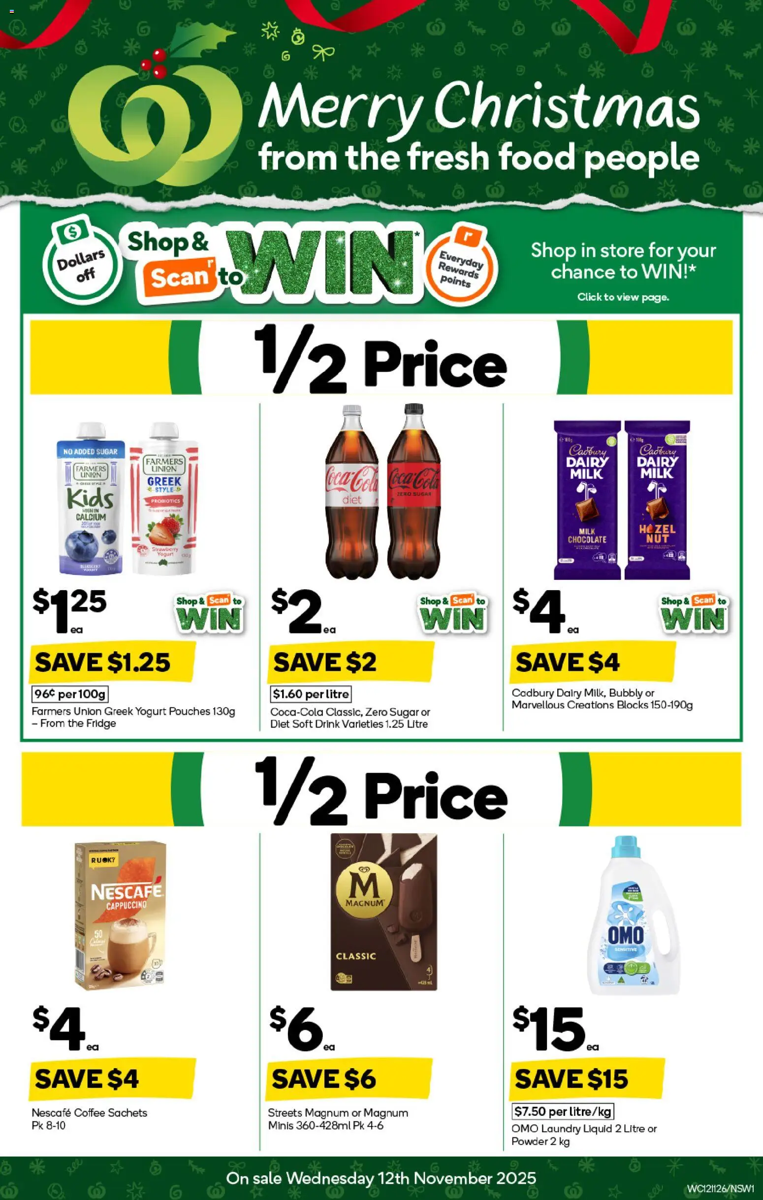 Weekly catalogue Woolworths NSW 12/11 - page 1- valid from 12/11/2025