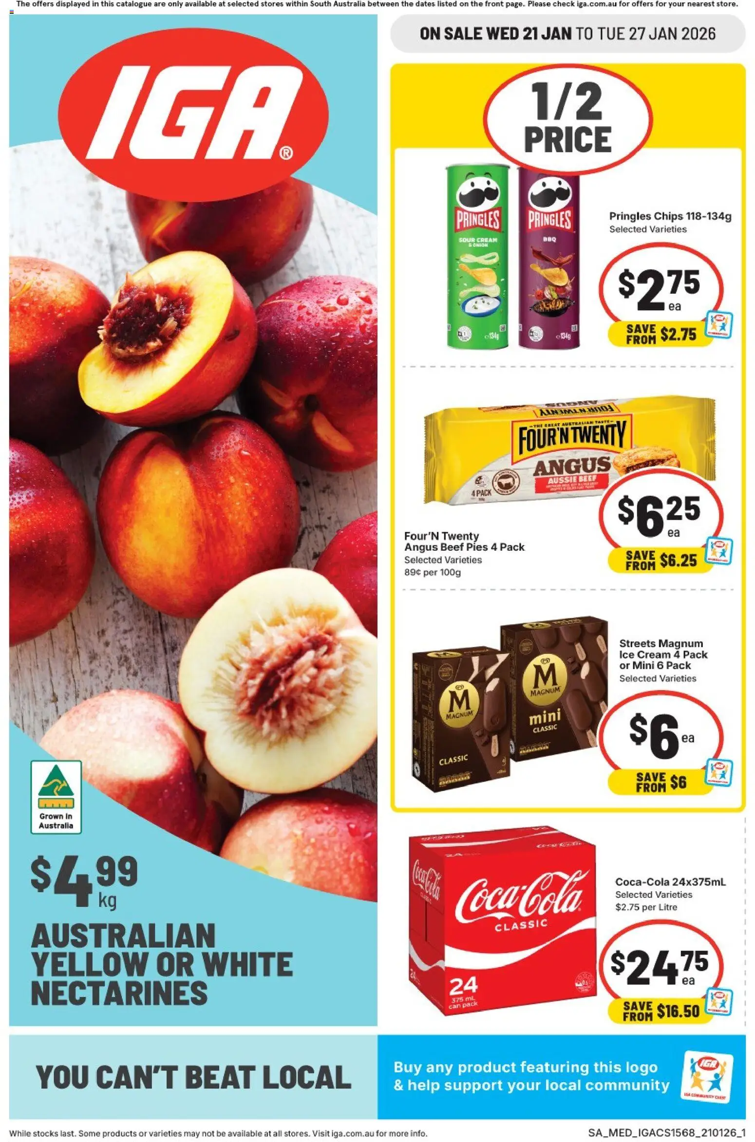 IGA Catalogue SA - page 1- valid from 21/01/2026