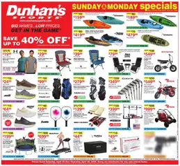 Preview Dunham's Sports Weekly Ad valid from 04/25/2026
