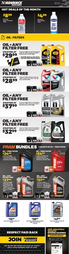 Preview Advance Auto Parts Weekly Ad valid from 02/01/2026