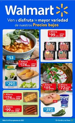 Walmart - Folleto Precios Bajos válido desde 12/09/2025
