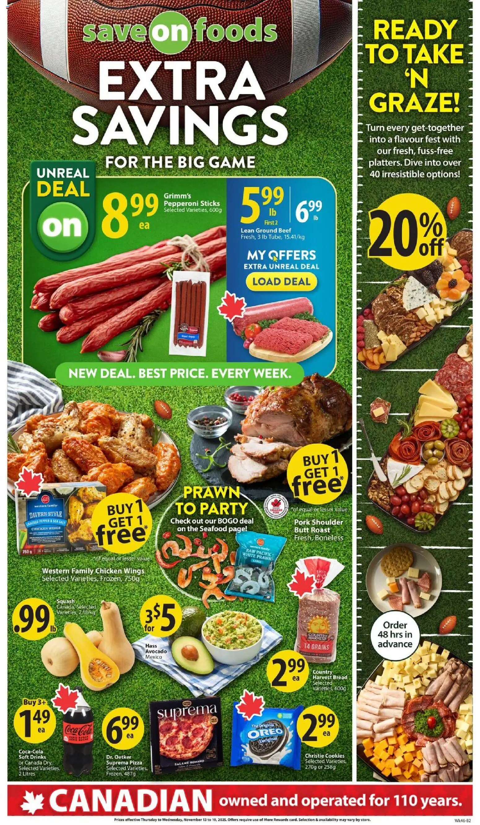Save on foods weekly flyer / circulaire - page 2- valid from Nov 13, 2025