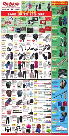 Preview Dunham's Sports Weekly Ad valid from 04/04/2026