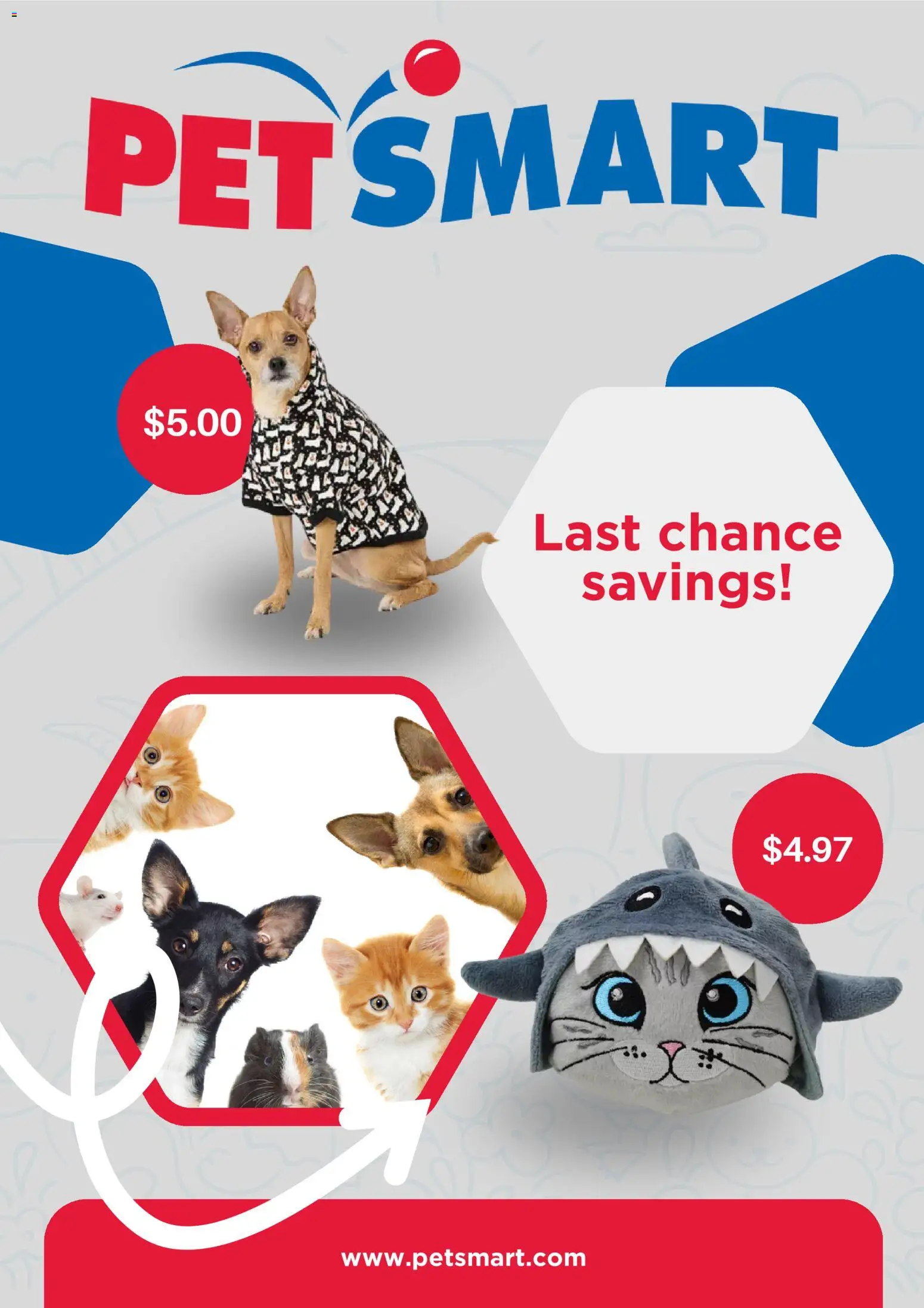 Petsmart Monthly Ad - page 1- valid from 11/01/2025