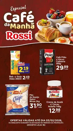 Pré-visualização Rossi Supermercados - Ofertas Especial Cafés válida a partir de 29/01/2026