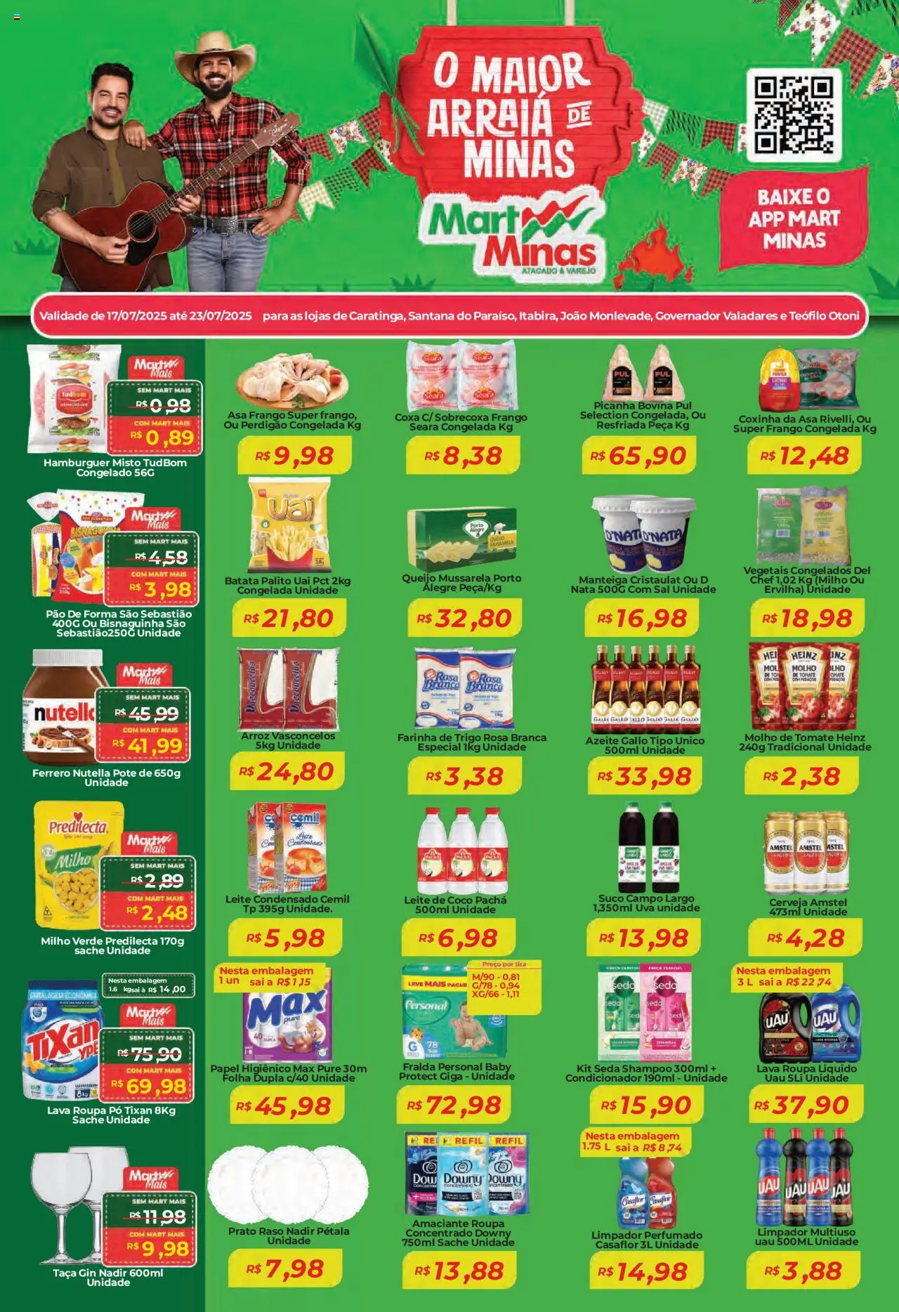 Mart Minas - Ofertas da semana - página 1- válido a partir de 17/07/2025
