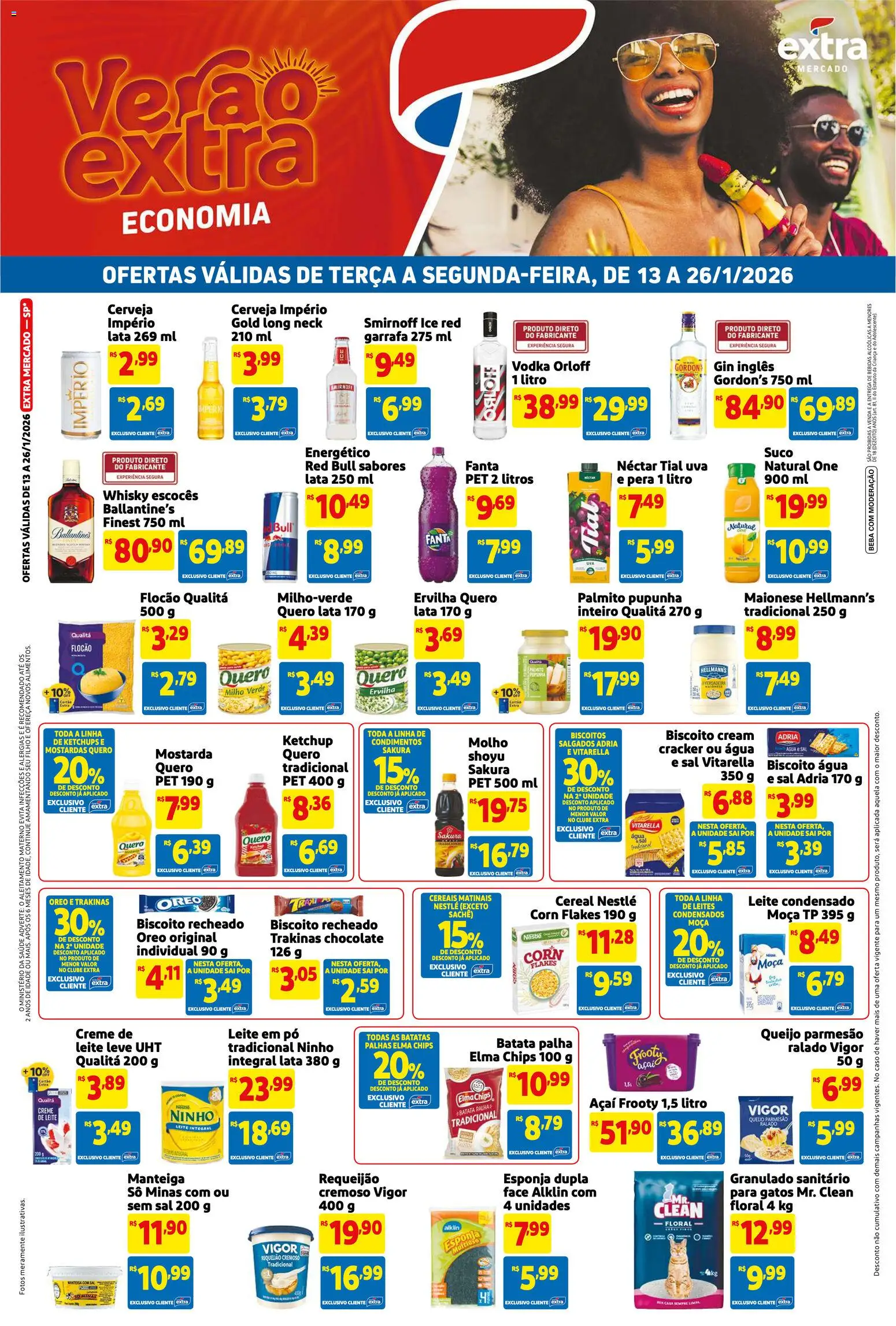 Extra - Ofertas de Mercado Quinzenal - página 1- válido a partir de 13/01/2026
