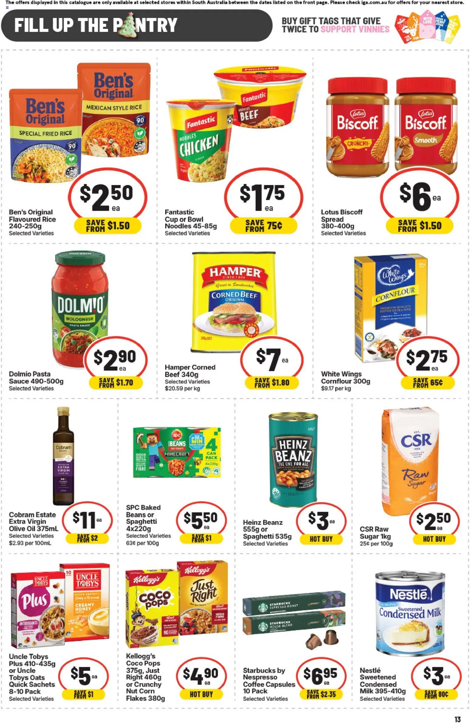 IGA Catalogue SA - page 9- valid from 12/11/2025