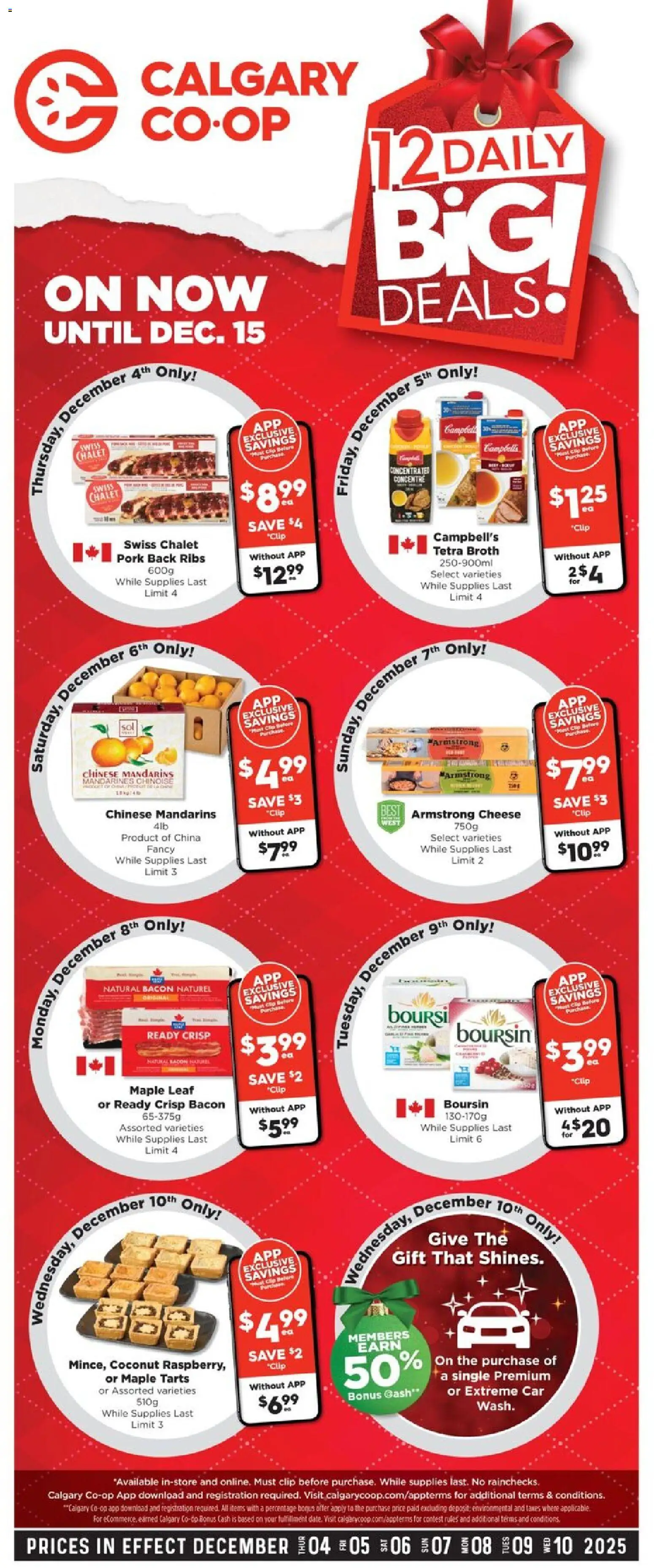 Calgary Co-op weekly flyer / circulaire - page 1- valid from Dec 4, 2025