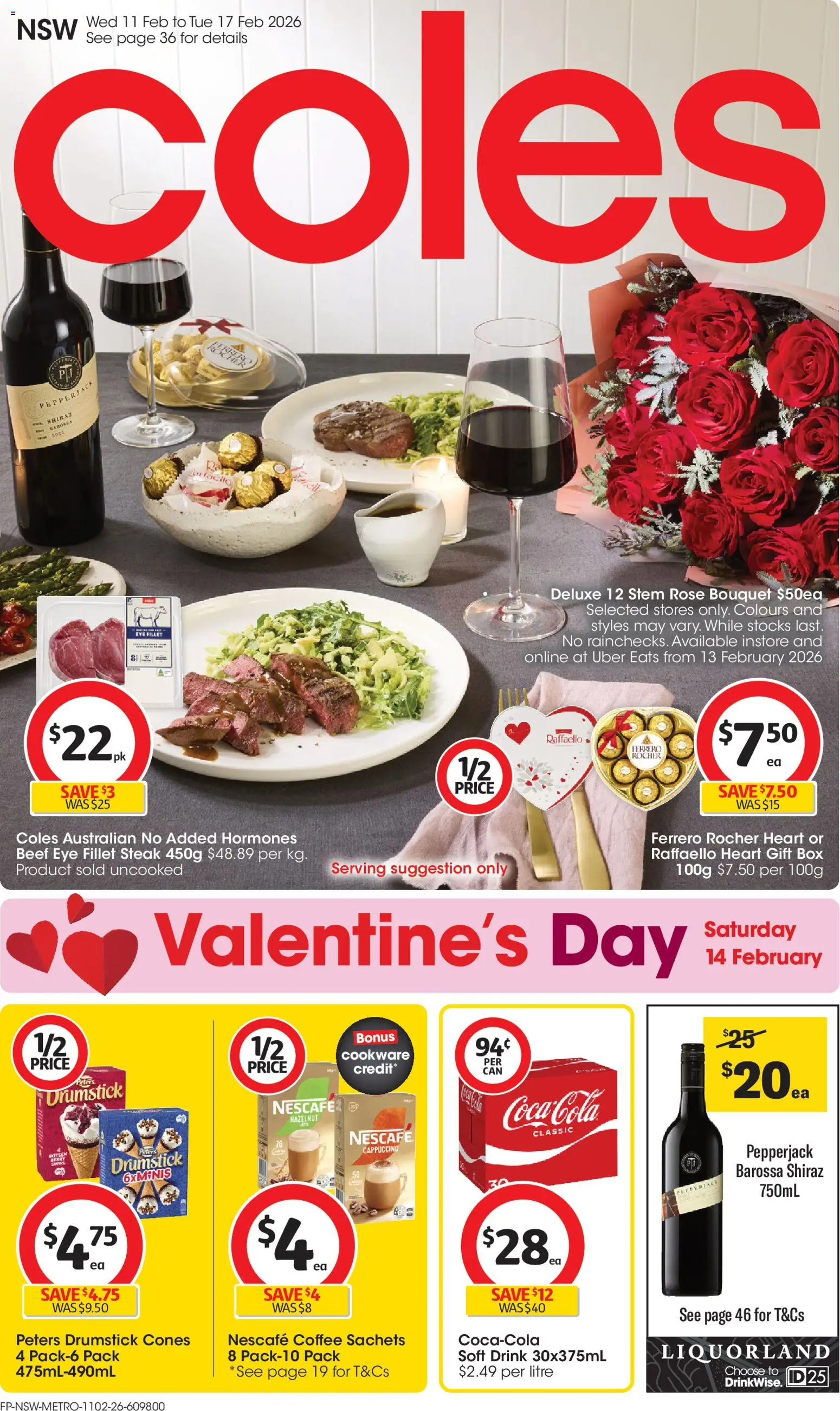 Coles Catalogue  - page 1- valid from 11/02/2026