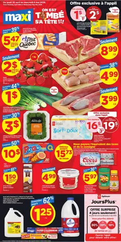 Preview Maxi weekly flyer / circulaire valid from Apr 30, 2026