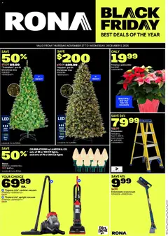 Preview Rona Black Friday Flyer valid from Nov 27, 2025