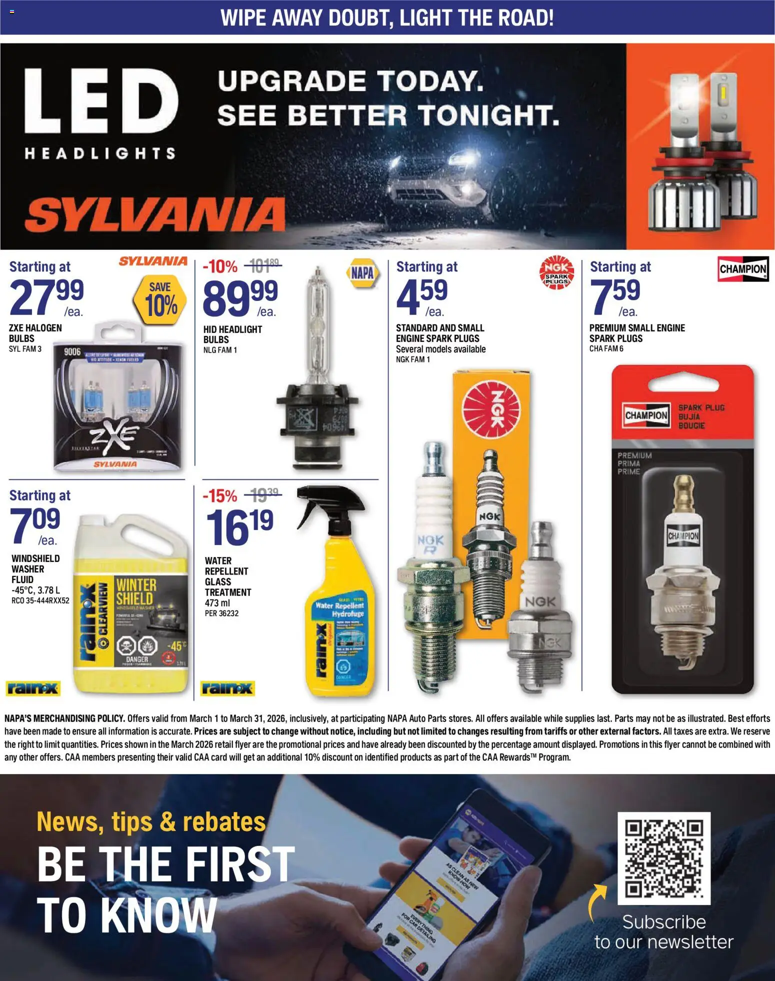 NAPA Auto Parts weekly flyer - page 8- valid from Mar 1, 2026