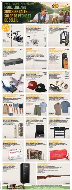 Preview Cabelas weekly flyer / circulaire valid from Jul 17, 2025