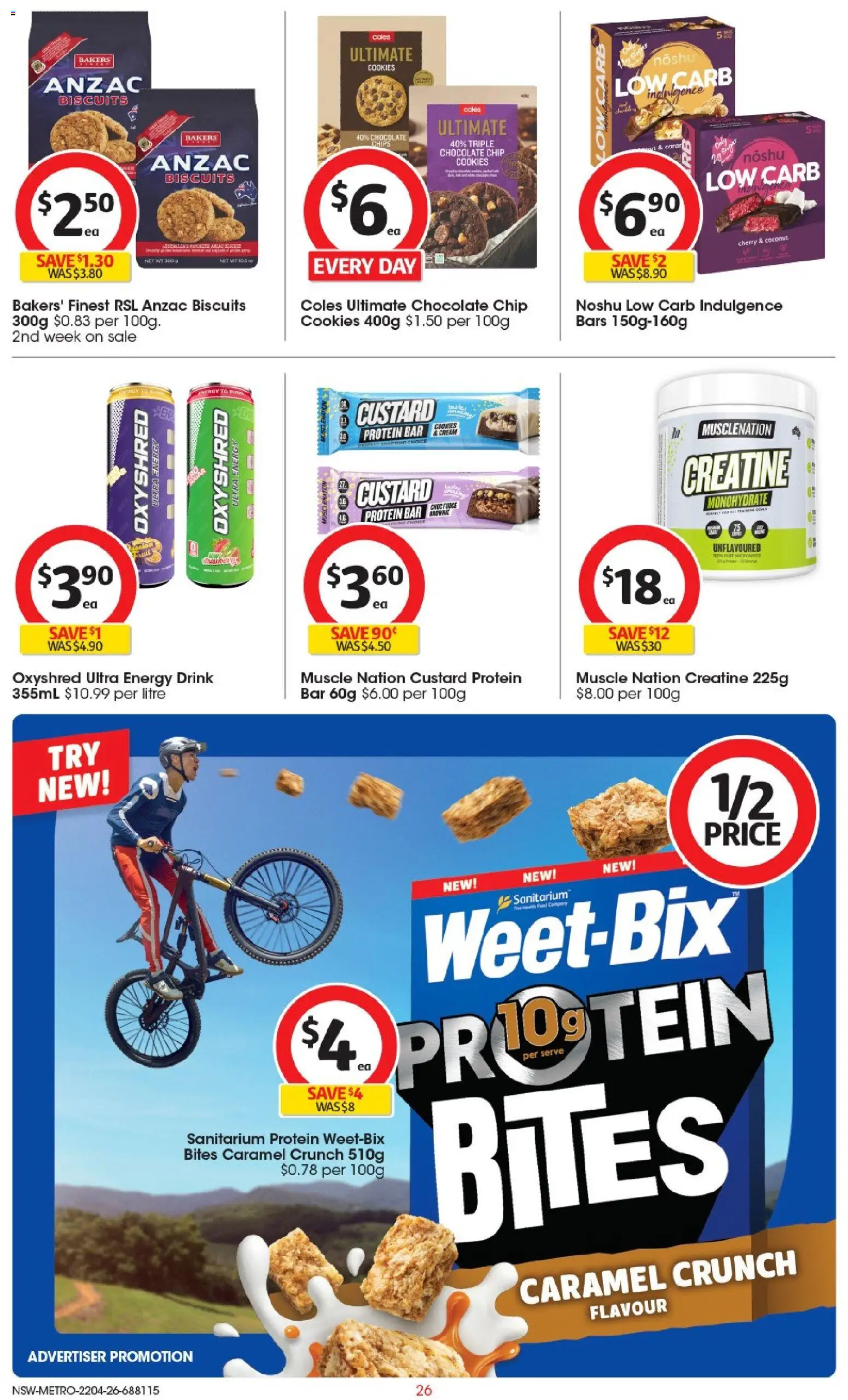 Coles catalogue  - page 26- valid from 22/04/2026