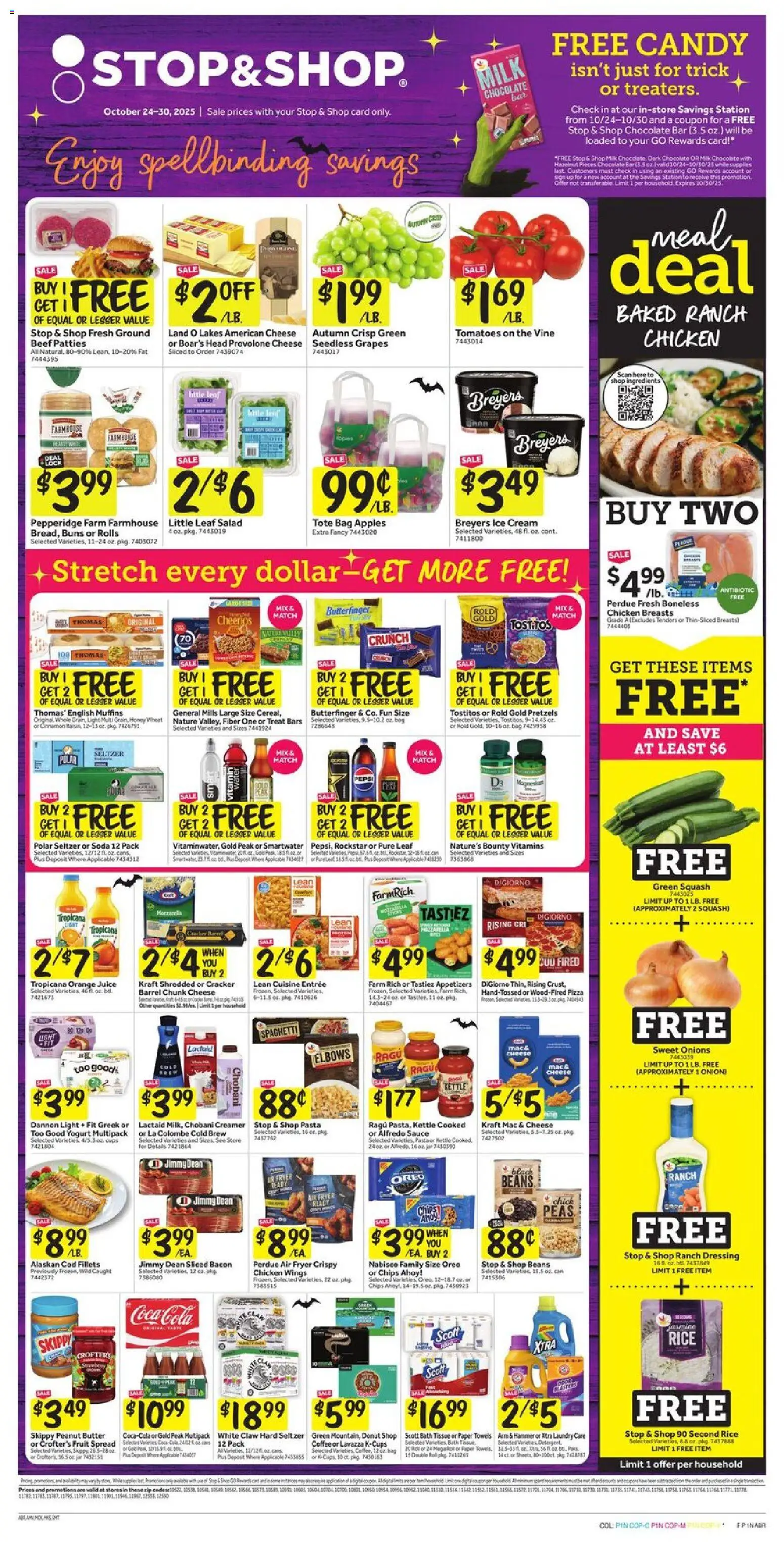 Stop & Shop Weekly Circular - NY - page 1- valid from 10/24/2025