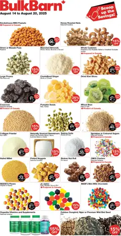 Preview Bulk Barn weekly flyer valid from Aug 14, 2025