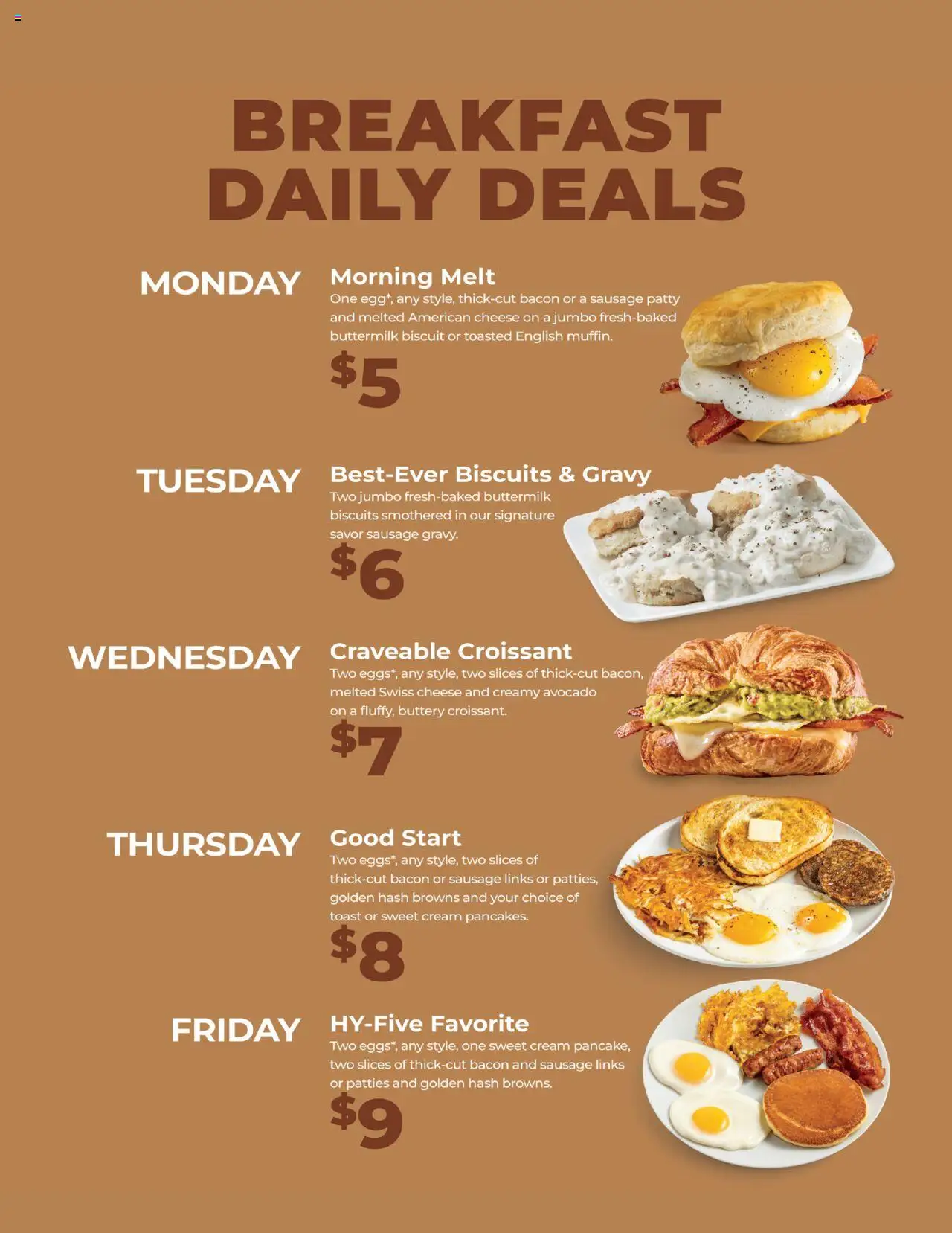 HyVee Breakfast Daily Deals - page 1- valid from 08/11/2025