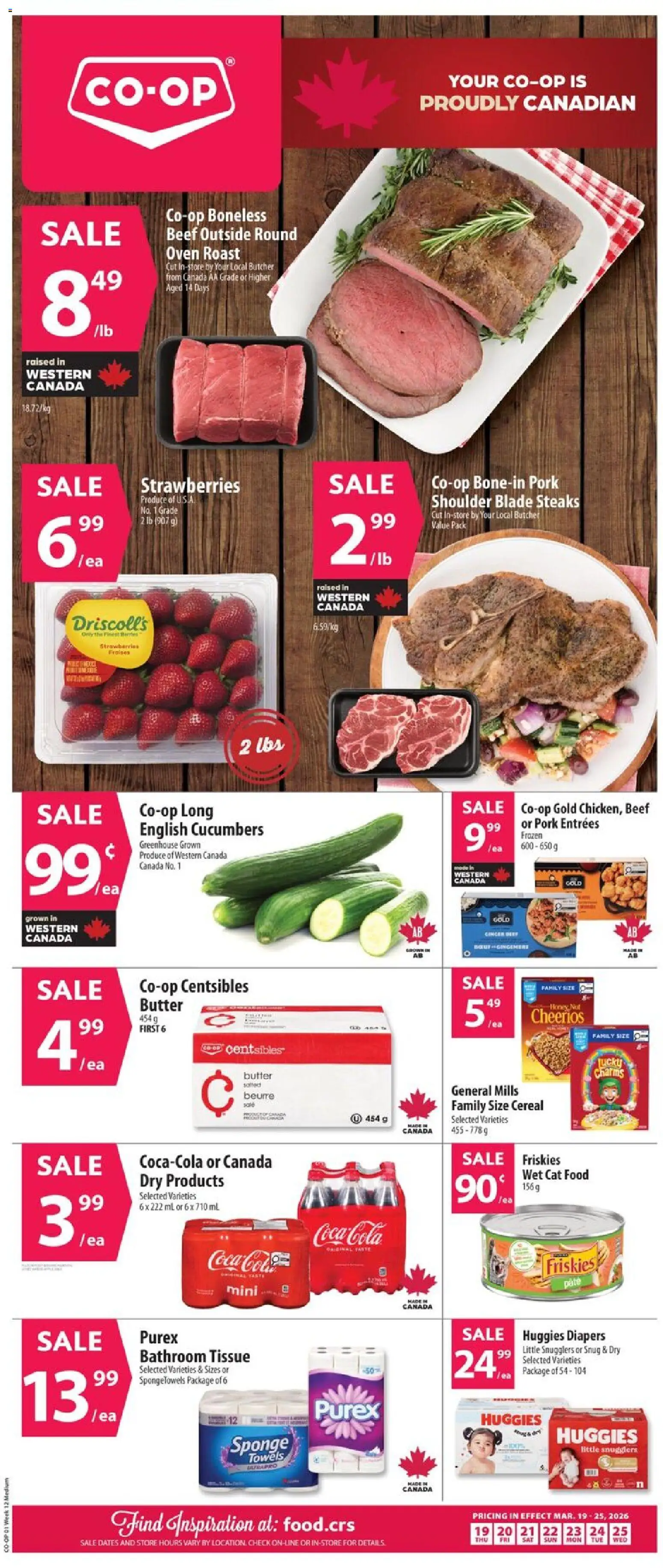 Co-op Food weekly flyer / circulaire - page 1- valid from Mar 19, 2026