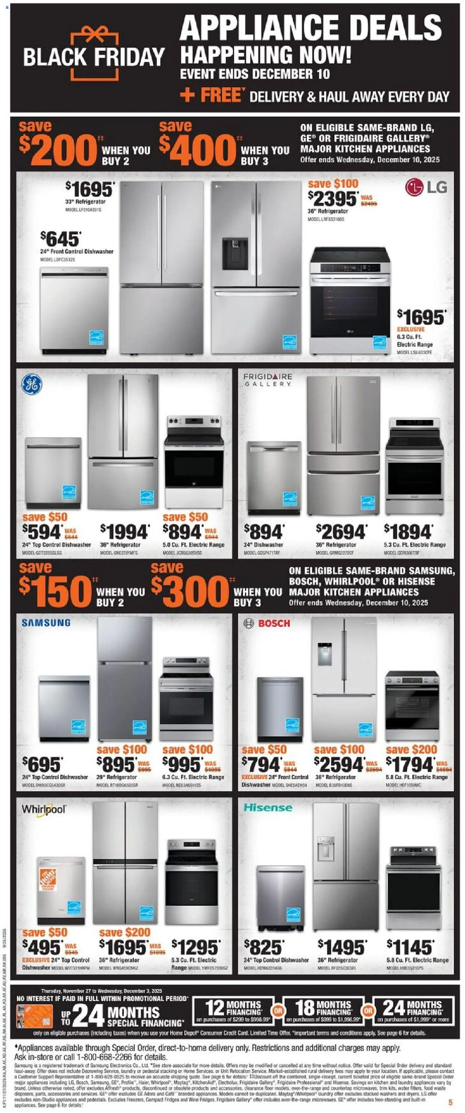 Home Depot - Black Friday  - page 6- valid from Nov 27, 2025