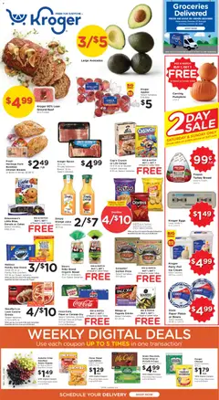 Preview Kroger Weekly Ad valid from 10/22/2025