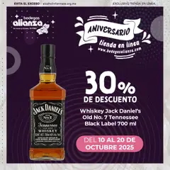 Bodegas Alianza - Catálogo Whiskey válido desde 10/10/2025