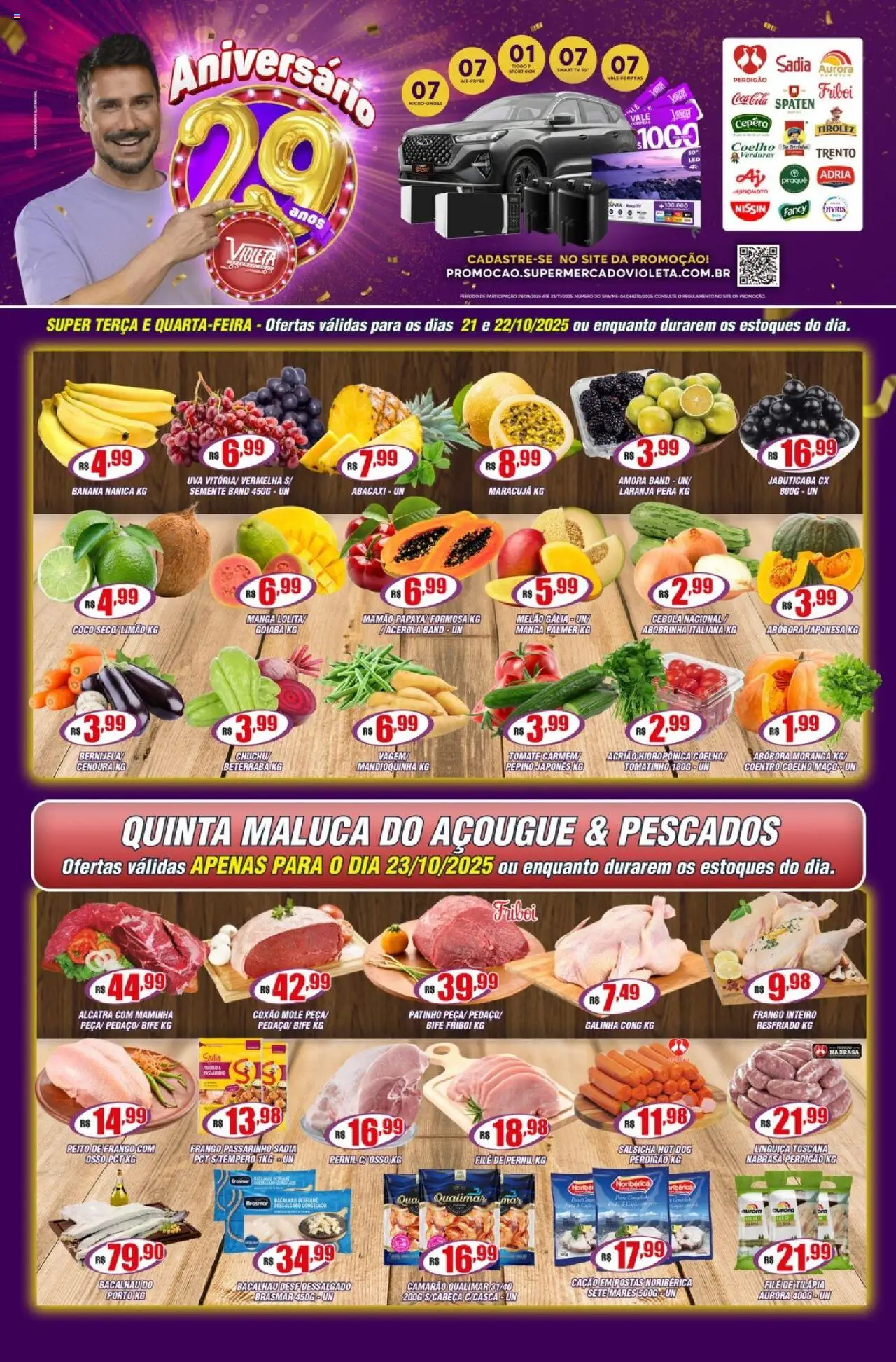 Violeta Supermercados - Ofertas da semana - página 1- válido a partir de 21/10/2025
