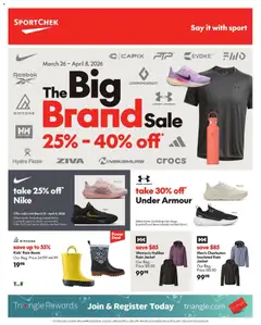 Preview Sport Chek weekly flyer / circulaire valid from Mar 26, 2026