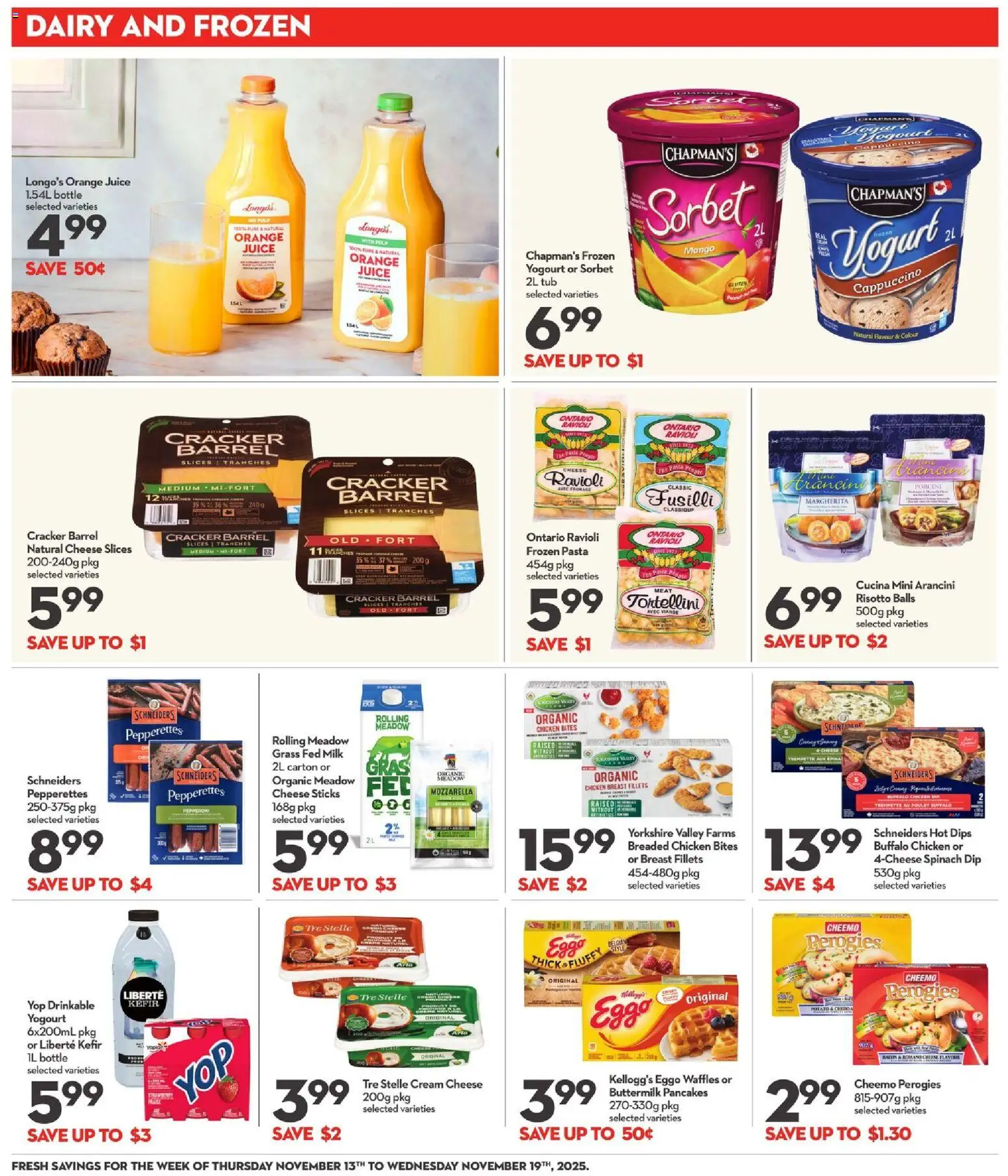 Longo's weekly flyer / circulaire - page 8- valid from Nov 13, 2025