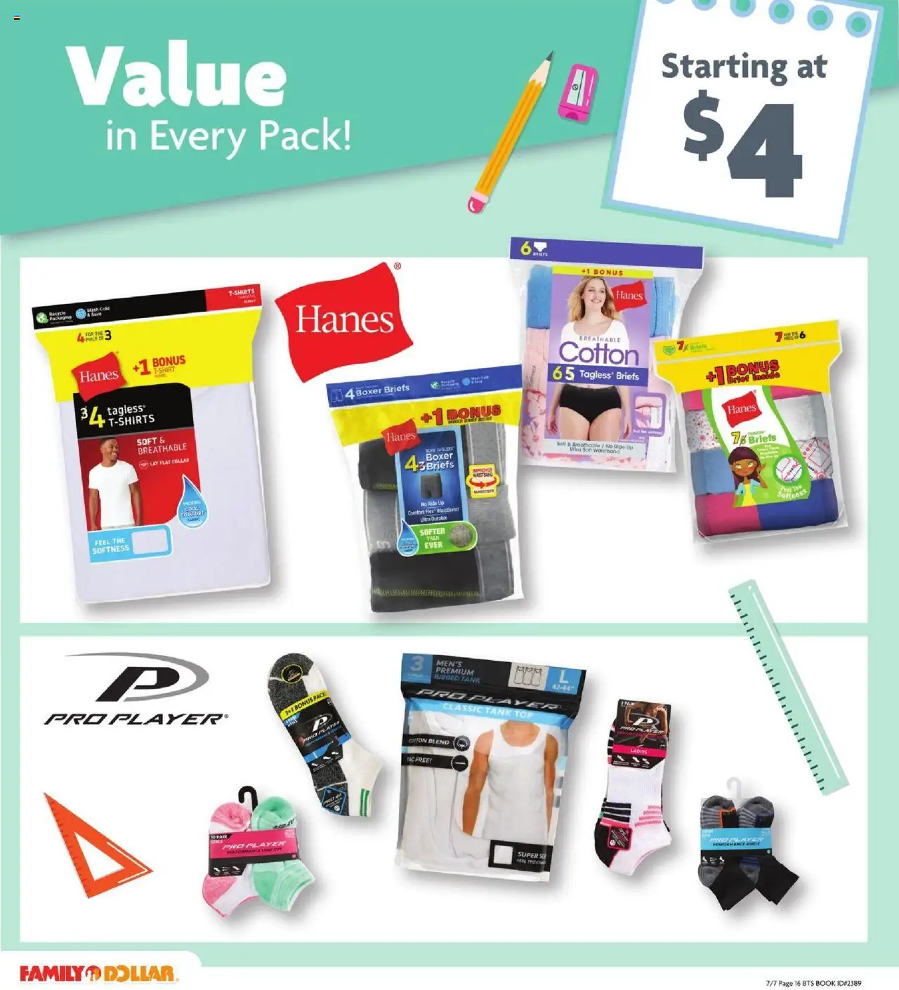 Family Dollar Back to School - page 9- valid from 07/07/2025