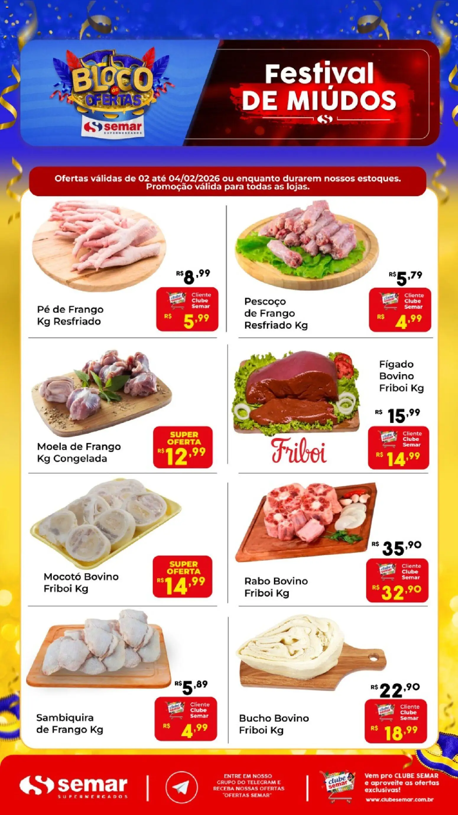 Semar Supermercado - Ofertas Festival de Miúdos - página 1- válido a partir de 02/02/2026
