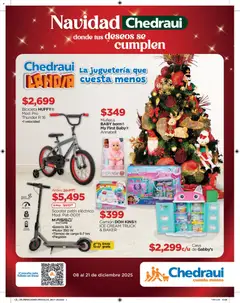 Chedraui folleto Navidad válido desde 08/12/2025