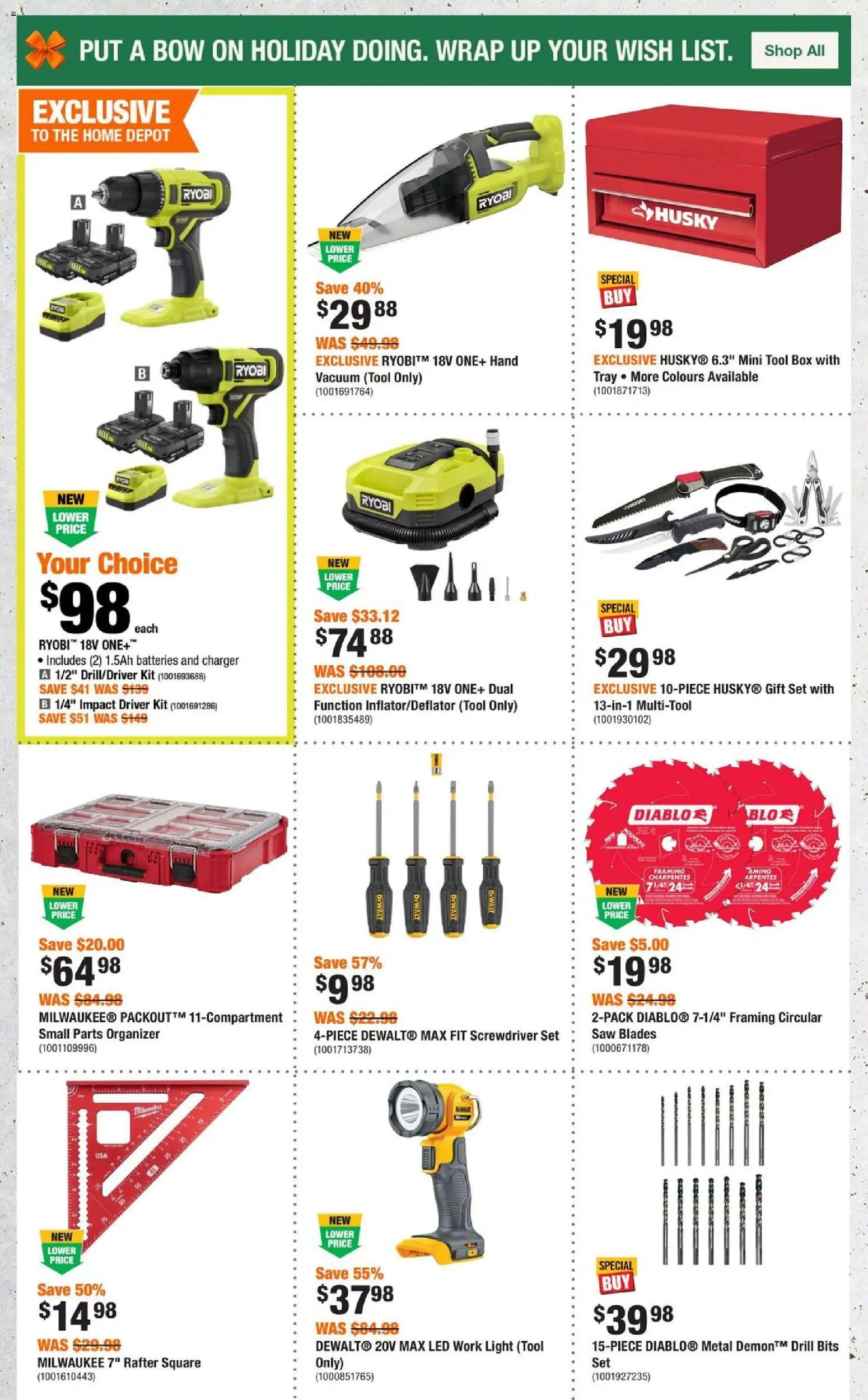 Home Depot - Black Friday  - page 5- valid from Nov 6, 2025