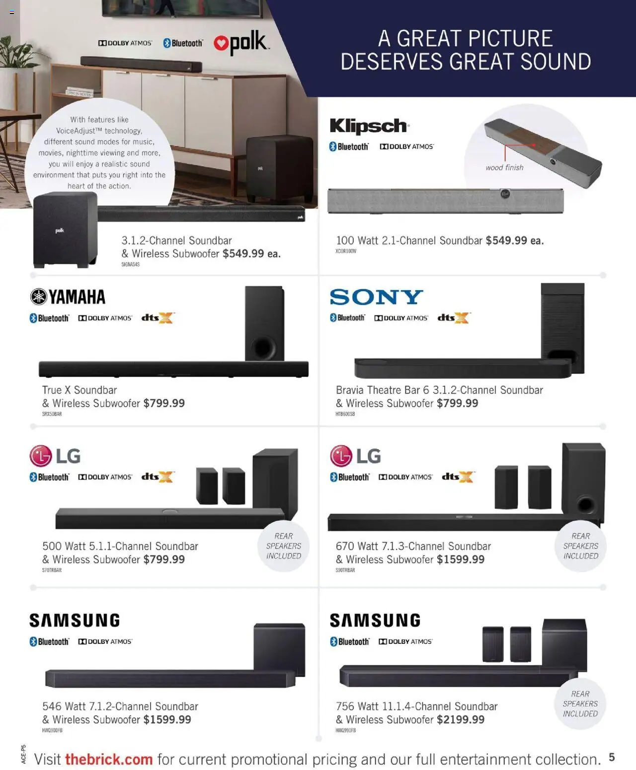 The Brick flyer - 2025 Entertainment Guide - page 5- valid from Sep 4, 2025