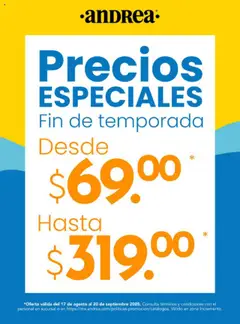 Andrea - Catálogo Precios Especiales válido desde 17/08/2025