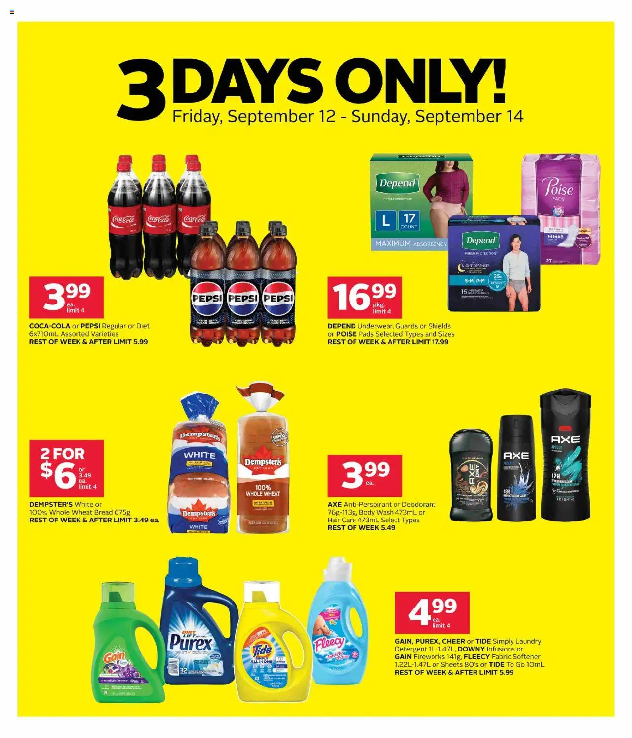 Rexall weekly flyer / circulaire - page 1- valid from Sep 12, 2025