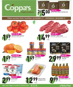 Preview Coppas Fresh Market weekly flyer / circulaire valid from Nov 27, 2025