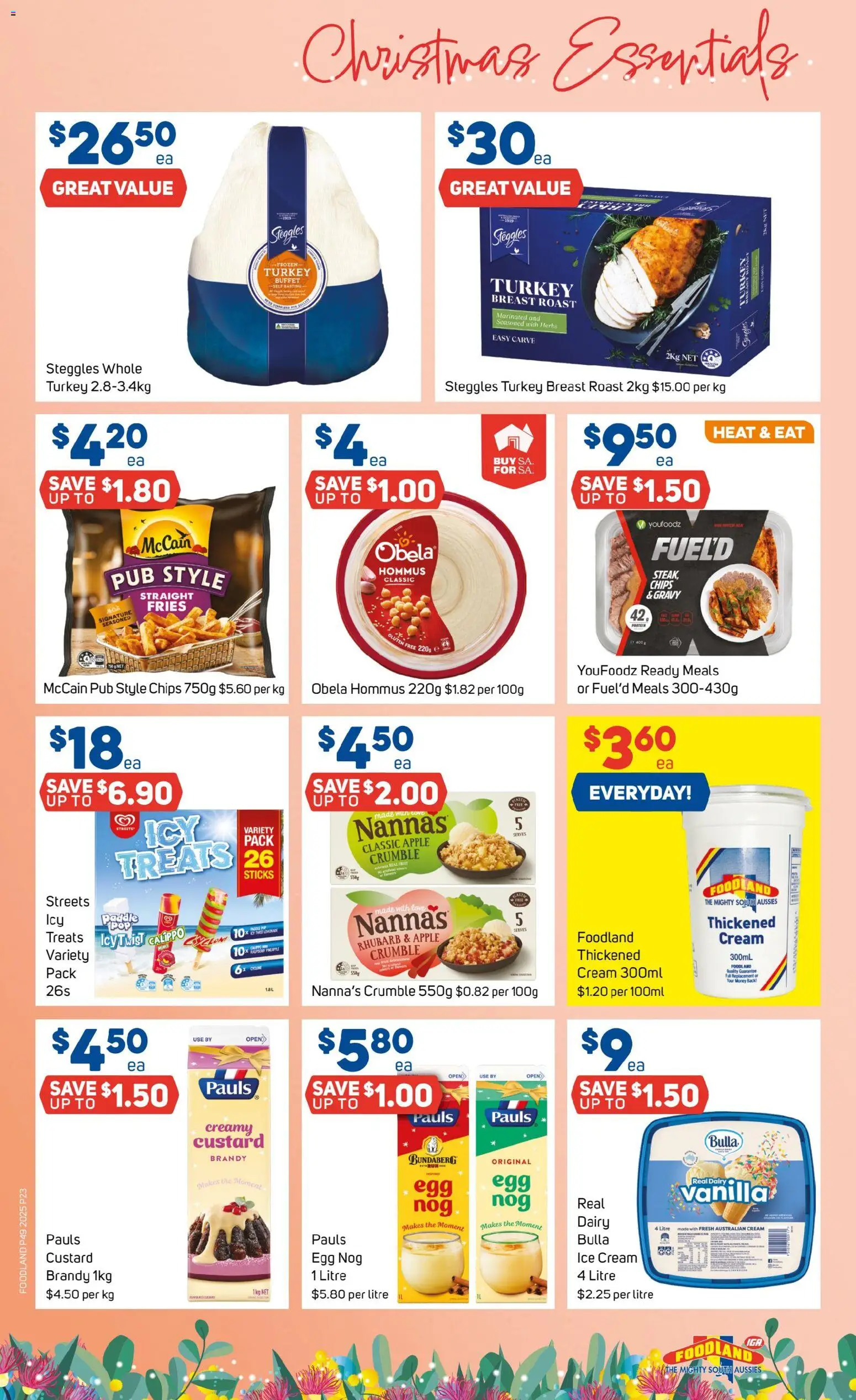 Foodland  Catalogue  - page 23- valid from 03/12/2025