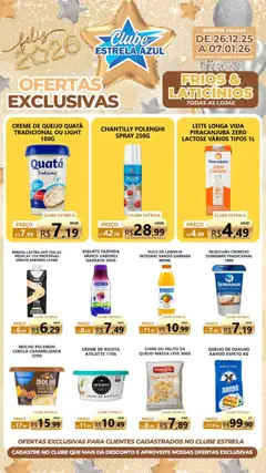 Pré-visualização Estrela Azul - Ofertas Clube Frios válida a partir de 26/12/2025