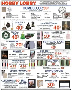 Preview Hobby Lobby Weekly Ad valid from 12/28/2025