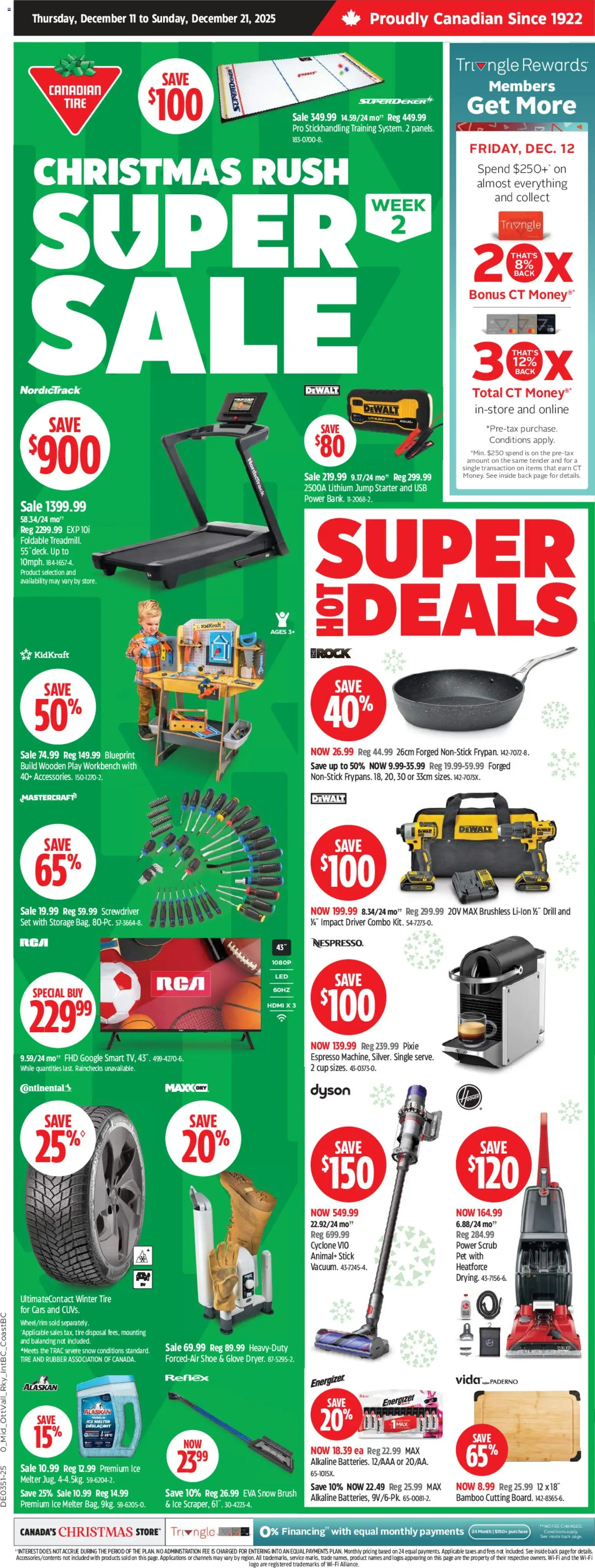 Canadian Tire weekly flyer - page 1- valid from Dec 11, 2025