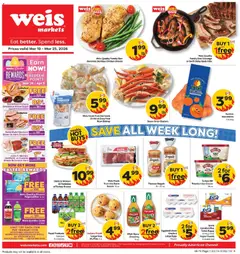 Preview Weis Weekly Ad valid from 03/19/2026