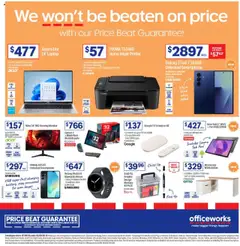 Officeworks catalogue preview - valid from 07/08/2025