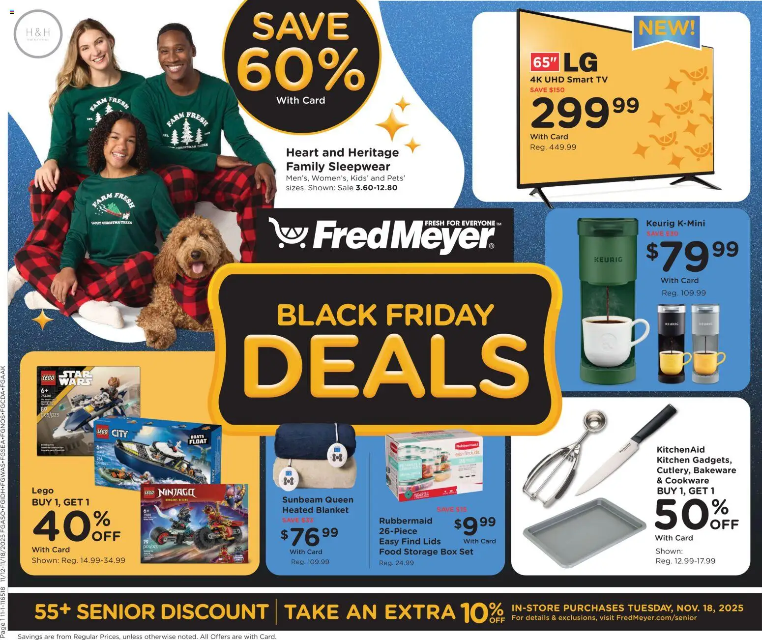 Fred Meyer Black Friday Deals - page 1- valid from 11/12/2025