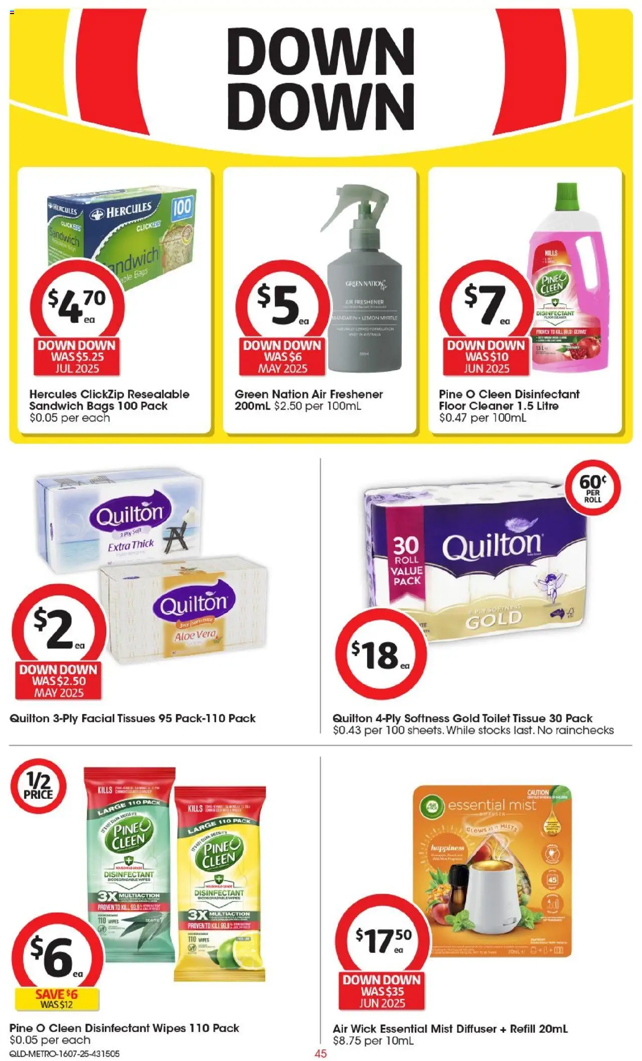 Coles Catalogue QLD North - page 45- valid from 16/07/2025