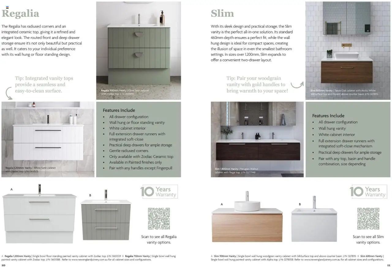 Bunnings Warehouse Bathroom Vanities - page 7- valid from 21/07/2025
