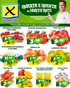 Pré-visualização X Supermercados - Ofertas Hortifruti válida a partir de 27/08/2025